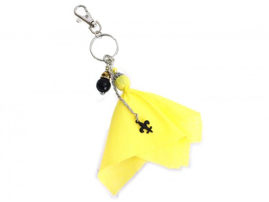 Yellow Penalty Flag Keychain